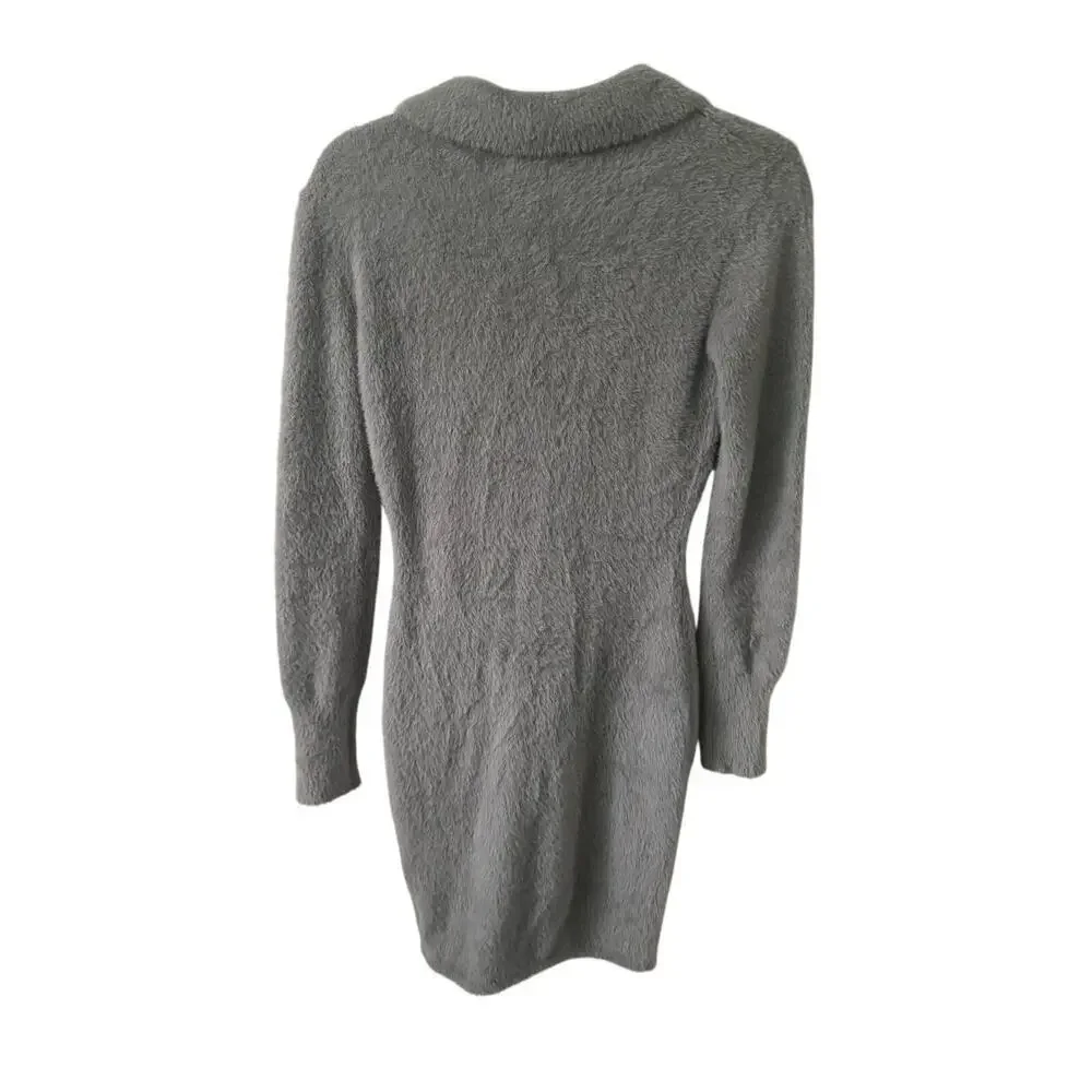 AMANDA UPRICHARD Devin Mini Dress in Fog - XS - Picture 3 of 4